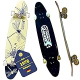 Best Sporting Longboard, Skateboard mit ABEC 7 Kugellager, Design: Insect