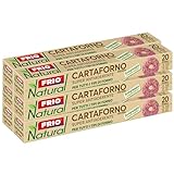 FRIO - 120 Blatt Natürliches Backpapier 33x38 cm (Set mit 6 Packungen à 20), Antihaftbeschichtet,...