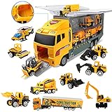 Coolplay LKW Spielzeug Auto Set Autotransporter Spielzeug Baustelle Bagger Spielzeug ab 3 Jahre...