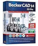 BeckerCAD 14 3D PRO - Profi-CAD-Software und 3D-Zeichenprogramm für Architektur, Maschinenbau,...