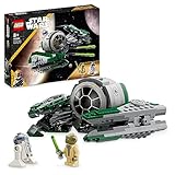 LEGO Star Wars Yodas Jedi Starfighter Bauspielzeug, Clone Wars Fahrzeug-Set mit Meister Yoda...