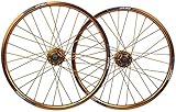 Laufradsatz 20-Zoll-Fahrrad-Laufradsatz, doppelwandige Alufelge, Scheibenbremse, BMX...