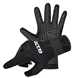 Neoprenhandschuhe Tauchen Handschuhe mit verstellbarem Riemen für Männer Frauen 3Mm / 5Mm Flexible...
