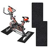 Bodenschutzmatte für Fitnessgeräte Heimtrainer, 2 Stück 28 x 70 cm Fitness Unterlegmatte für...