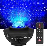 LED Projektor Sternenhimmel mit Fernbedienung, 3 in 1 Galaxy Light, Sternenlicht Stern Projektor mit...