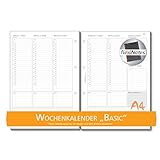 flexiNotes WOCHENKALENDER 2023 A4, Kalendereinlage: Basic, 1 Woche 2 Seiten