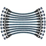 CABNEER 10 Stück 10x 0,25m LAN Kabel Netzwerkkabel CAT8 Ethernet Kabel, RJ45 Patchkabel 40Gbps...