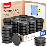 GAUDER Magnete für Magnettafel - Starke Tafelmagnete für Whiteboard, Pinnwand, Kühlschrank &...