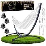 ZOLTA Hängemattengestell - Graphit - Zusammenklappbar - Hängemattenständer Für Garten & Balkon -...