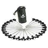 CampFeuer - T-Pegs, Heringe, Erdnägel für Campingzelt, Bivvy, Anglerzelt und Pavillon, Auswahl in...