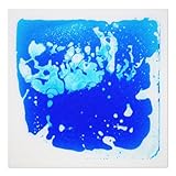 Art3d Fancy Bodenfliese für Kinderzimmer, flüssig umhüllte Bodenfliese, 30 x 30 cm, Blau, 1...