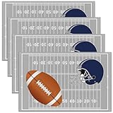 4Er Set Tischsets American Football Sport Abstrakt Fußballplatz Ball Spiel Hitzebeständig...