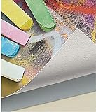 Pastellmalblock Artservice-Tube, Malblock für Pastellfarben, Skizzenblock Zeichenblock, 20 Blatt...