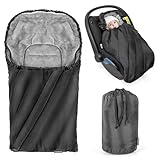 Zamboo Universal Fußsack für Babyschale - Baby Winterfußsack aus weichem Thermo Fleece mit...