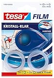 tesafilm Mini Abroller mit 2 Sütck tesafilm Rollen kristall-klar