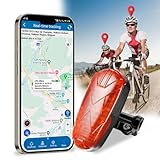 Fahrrad GPS Tracker Bike Locator 1800mAh Wasserdicht SOS Überdrehzahl Alarm Mini gprs Locator...