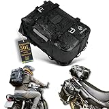 Odinsberg Ragnarök 30L 100% wasserdichte Motorrad Hecktasche – Seitentasche & Satteltasche für...