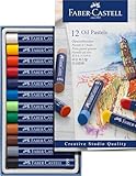 Faber-Castell 127012 - Permanente Ölpastellkreide STUDIO QUALITY, 12er Etui