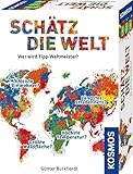 KOSMOS 682866 Schätz die Welt, Wer wird Wett-Weltmeister? Geografie-Spiel über die Länder der...