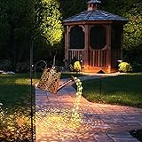 GuKKK Solar Gießkanne mit Solarlampen für Außen, LED Außen Solarlampen, Gartendeko Modern Stil,...