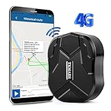 GPS Tracker für Auto 4G 10000mAh 160 Tage Standby Starker Magnet Wasserdicht Echtzeit-Tracking...