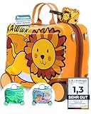 Kinderkoffer zum Draufsitzen als Handgepäck & Kindertrolley Ersatz - Kinderkoffer zum Sitzen für...