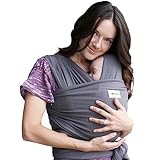 Sleepy Wrap Tragetuch Baby Neugeboren bis Kleinkind - Freihändige Baby Trage, Elastisches Tragetuch...