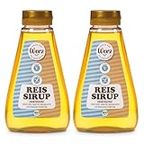 Werz Bio Reissirup Fructosefrei 2er Pack (2 x 460g) – veganes Süßungsmittel ohne Fructose,...