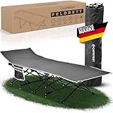 Capritent® Feldbett klappbar [190x70 cm] – Ultraleichtes Campingbett & wetterfestes Klappbett –...