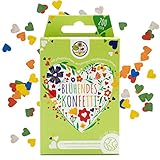 Blühendes Saatgut Konfetti für bunte Wildblumen - Farbenfrohes Blumenkonfetti aus 100% biologisch...