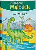 Mein schönstes Malbuch. Dinosaurier / T-Rex, Diplodocus, Stegosaurus u.v.m.zum Ausmalen / Malheft...