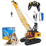 SKIKHN Kran Spielzeug, 2,4G Kran Ferngesteuert, Ferngesteuerter Spielzeugkran, Großer RC...