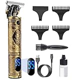 YiLFo Haarschneidemaschine Profi Barttrimmer Herren, Barber Rasierer Herren Elektrisch...