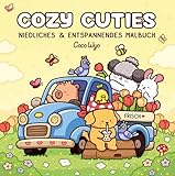 Cozy Cuties: Malbuch für Erwachsene, Teenager und Kinder (Cozy Spaces Coloring) (Cozy Malbücher,...