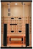 SANOTECHNIK Infrarotsauna BILLUND 2 – Infrarotkabine für 2 Personen 125×100×190 cm | 5...