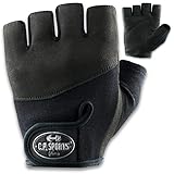 C.P.Sports Iron-Handschuh Komfort | gepolsterte Trainingshandschuhe Herren und Damen | Handschuhe...