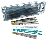 Makita B-44426 Stichsägeblatt-Set B 10-teilig mit Aufbewahrungsbox, ideal für Schnitte in Holz,...