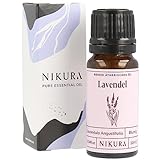 Nikura Lavendelöl - 10ml | Ätherisches Öl | 100% reines natürliches Öl | Perfekt für...