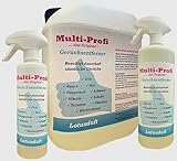 Multi-Profi Geruchsentferner mit Lotusduft enthält speziell entwickelte Mikroorganismen. Gerüche...