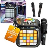Vtech Karaoke Light Party – Bluetooth-Karaoke-Maschine inkl. 2 kabellosen Mikrofonen – Mit...
