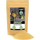 Senfpulver (1kg), Senfmehl 100% naturrein aus Senfkörnern, Senfsaat schonend getrocknet und...