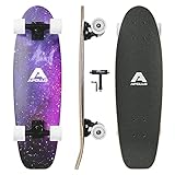 Apollo Mini-Longboard | Midi Cruiser als Komplett-Board, 70cm (30x8) | wendiges Kick Tail Mini...
