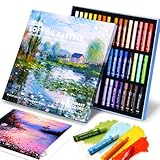 Arrtx Ölpastellkreiden,48 Farben Set,Ungiftige weiche Ölpastellkreiden für Malerei, Zeichnen,...