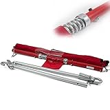 BITUXX® PKW Kfz Auto Abschleppstange 3T Schleppstange mit Feder Dämpfung Zugkraft max. 3000 kg 3T...