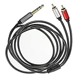 WESIEVYA Professionelles Mikrofon Audio Adapterkabel Ersatz Audiokabel Für Mikrofon Hochwertige...