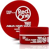 RedOne Hair Styling Aqua Wax Red 150ml | Edge Control | Haargel Wax | Ultra Halt | Erdbeerduft |...
