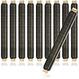 com-four® 10x Blumenwickeldraht-Set, Bindedraht geglüht auf Holzstab gewickelt, Stärke 0,65 mm,...