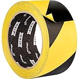 GRIP Eventbasics Bodenmarkierungsband GT 800 | PVC Warnband schwarz gelb gestreift | 50 mm x 33 m |...