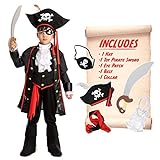Spooktacular Creations Piratenkostüm für Kinder Jungen Halloween-Dress Up (Toddler (3-4 yrs))