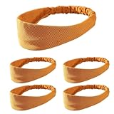 Guriayus Orangefarbenes Sport-Stirnband, Schweißabsorbierend und Atmungsaktiv, für Frühling und...